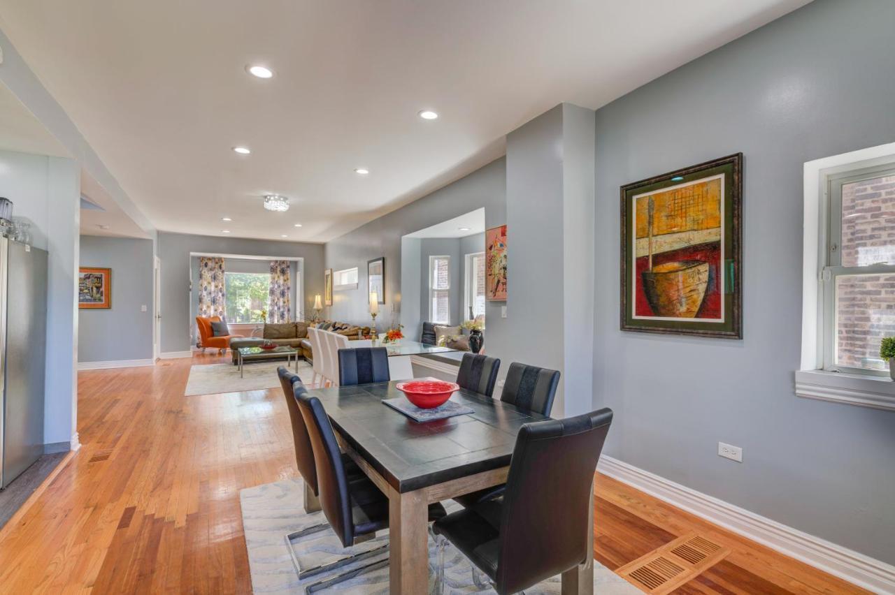 Spacious 5-Br House Near Transit W Parking シカゴ エクステリア 写真